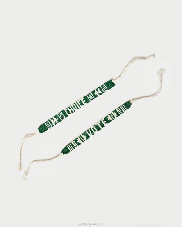 femmes Loeffler Randall vert profond bracelets de vote accessoires 8HL8404