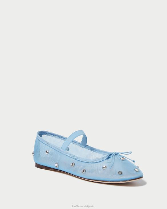 femmes Loeffler Randall bleu/clair ballerines Léonie chaussures 8HL8305