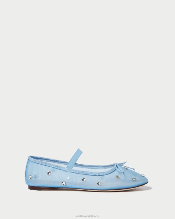 femmes Loeffler Randall bleu/clair ballerines Léonie chaussures 8HL8305