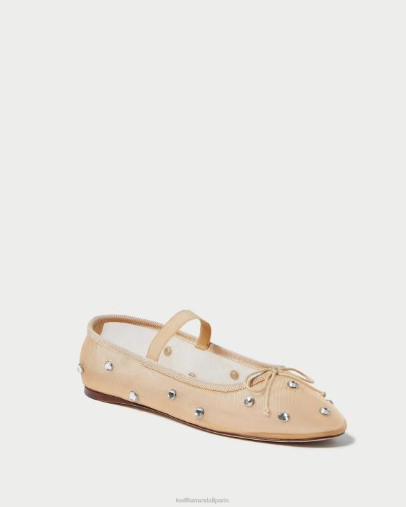 femmes Loeffler Randall caramel/clair ballerines Léonie chaussures 8HL8299