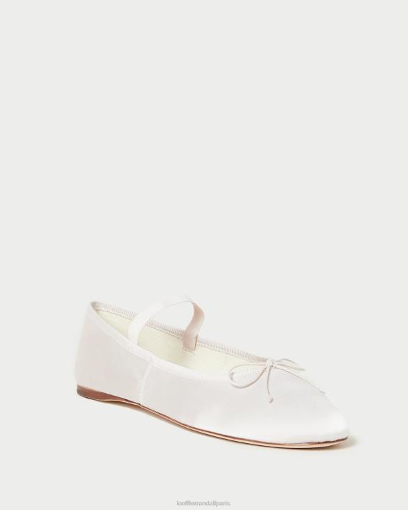 femmes Loeffler Randall crème ballerines Léonie chaussures 8HL8300