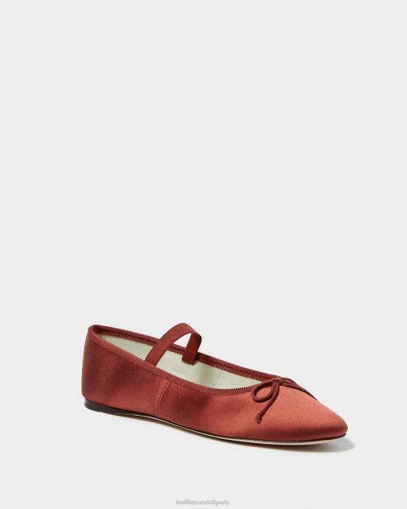 femmes Loeffler Randall terre cuite ballerines Léonie chaussures 8HL8310