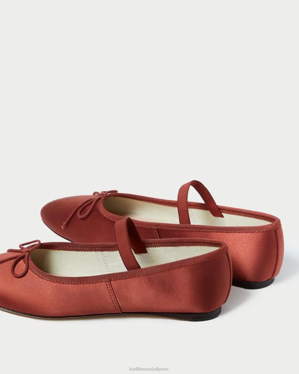 femmes Loeffler Randall terre cuite ballerines Léonie chaussures 8HL8310