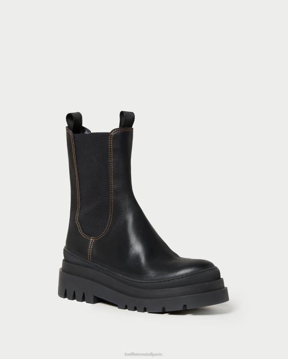 femmes Loeffler Randall noir botte à crampons épaisses Carlota chaussures 8HL8291