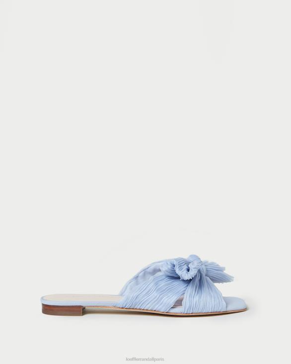 femmes Loeffler Randall bleu toboggan à arc Daphné chaussures 8HL8104