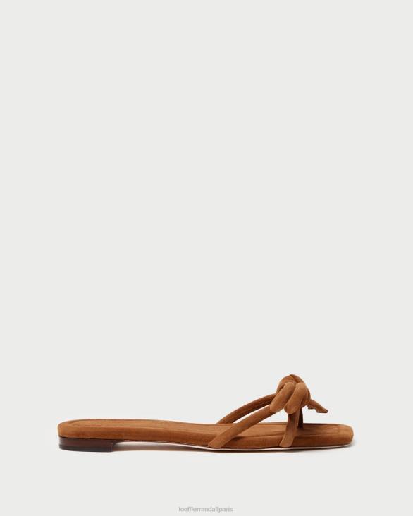 femmes Loeffler Randall cacao sandale à nœud hadley chaussures 8HL8105