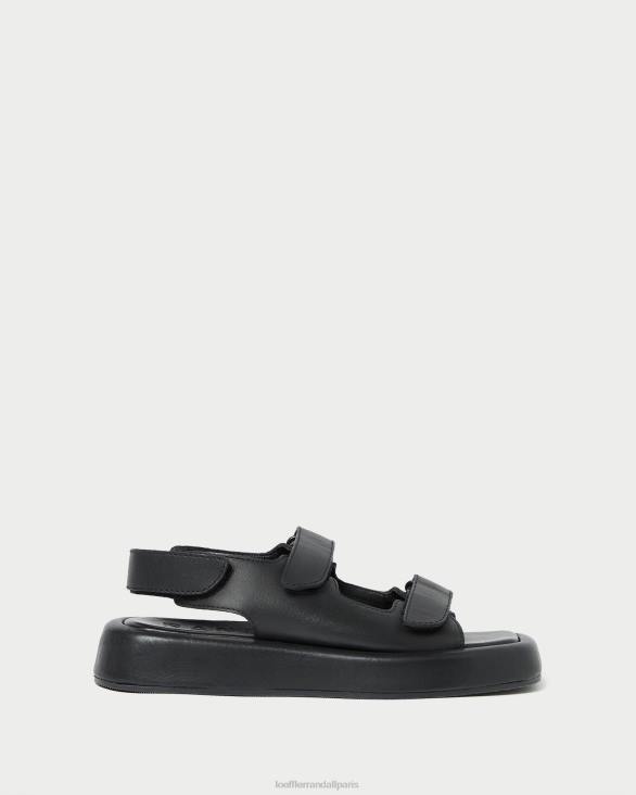 femmes Loeffler Randall noir sandale plateforme blaise chaussures 8HL8133