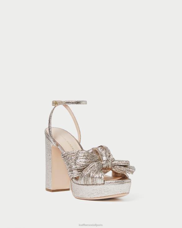 femmes Loeffler Randall Champagne talon à plateforme natalia chaussures 8HL868