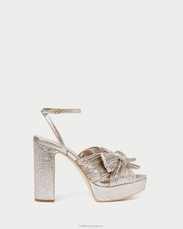 femmes Loeffler Randall Champagne talon à plateforme natalia chaussures 8HL868