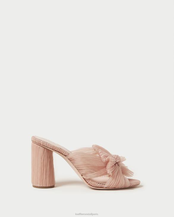 femmes Loeffler Randall beauté talon à nœud plissé chaussures 8HL820