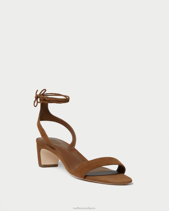 femmes Loeffler Randall cacao sandale à talon mi-haut jackie chaussures 8HL887