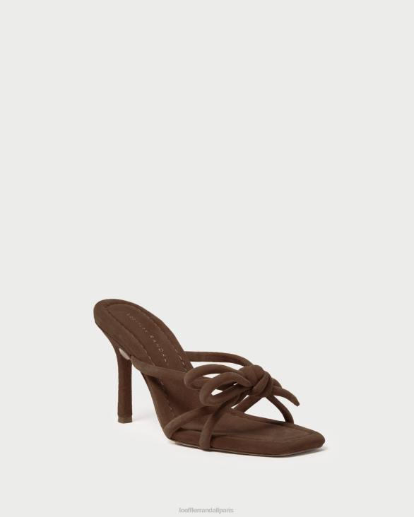 femmes Loeffler Randall cacao talon à nœud margi chaussures 8HL846