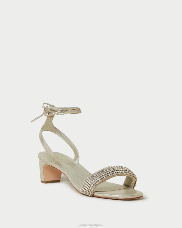 femmes Loeffler Randall cappuccino sandale à talon mi-haut jackie chaussures 8HL870