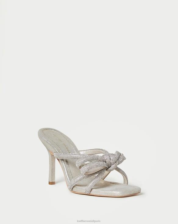 femmes Loeffler Randall cappuccino talon à nœud margi chaussures 8HL828