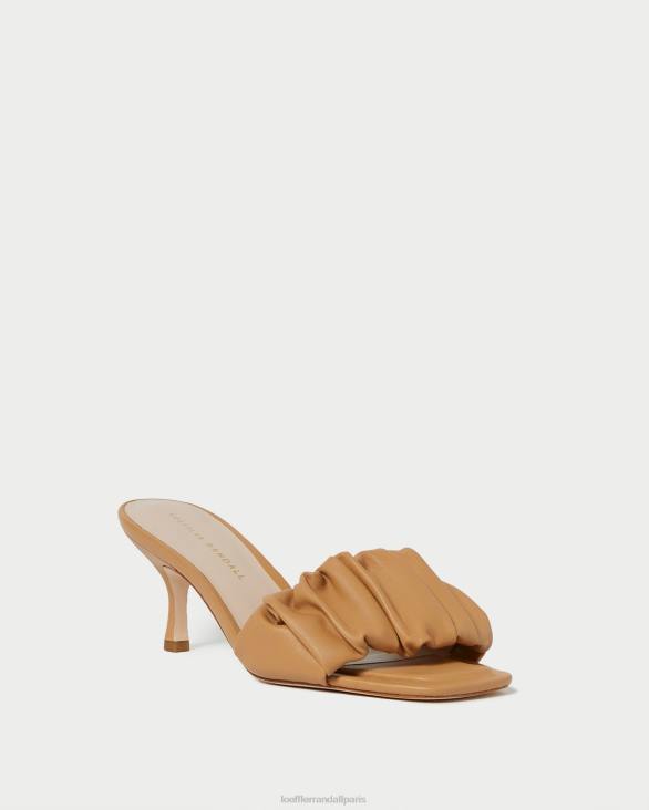 femmes Loeffler Randall dune mule à petit talon bianca chaussures 8HL867