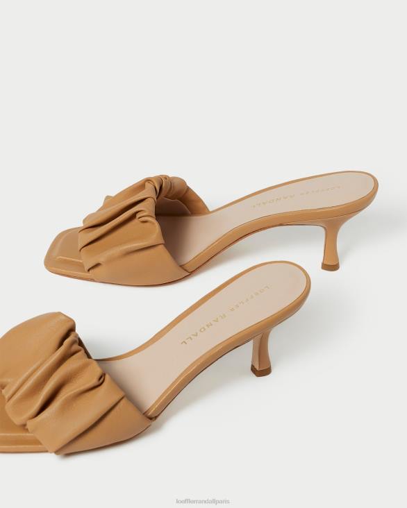 femmes Loeffler Randall dune mule à petit talon bianca chaussures 8HL867