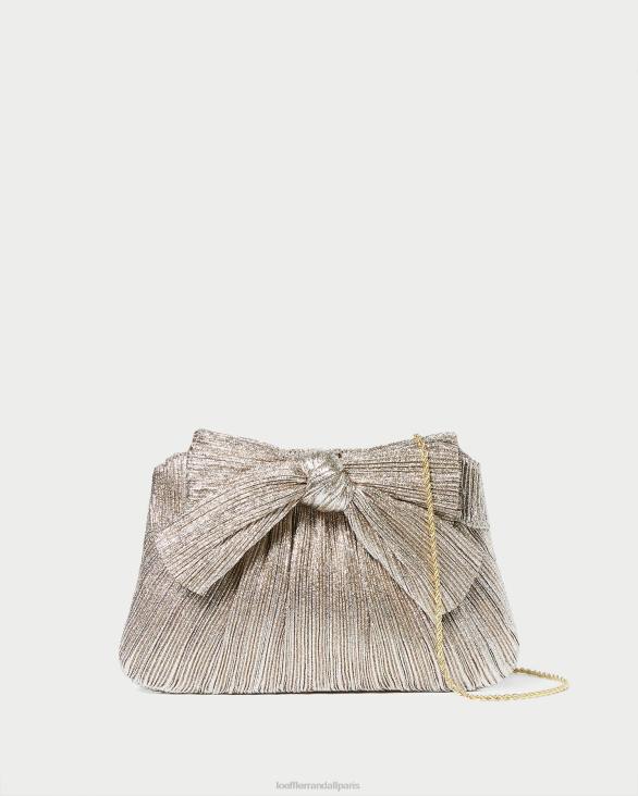 femmes Loeffler Randall Champagne pochette à nœud Rayne Sacs 8HL8394