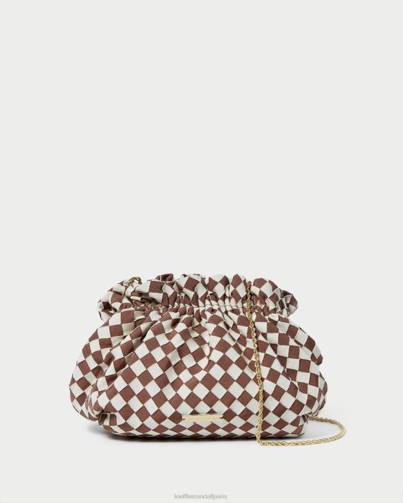 femmes Loeffler Randall marron/crème mini pochette Willa Sacs 8HL8383