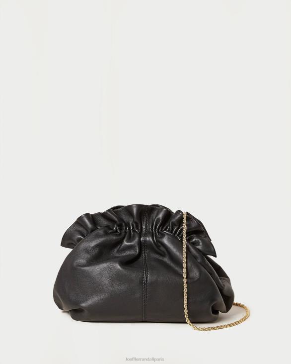 femmes Loeffler Randall nappa noir mini pochette Willa Sacs 8HL8336