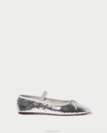 femmes Loeffler Randall argent ballerines Léonie chaussures 8HL8309 - Image 2