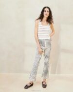femmes Loeffler Randall bande marron alex d pantalon vêtements 8HL8230