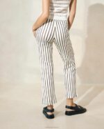 femmes Loeffler Randall bande marron alex d pantalon vêtements 8HL8230 - Image 3