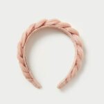 femmes Loeffler Randall beauté bandeau tressé lilas accessoires 8HL8143