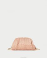 femmes Loeffler Randall beauté pochette dôme plissée Bailey Sacs 8HL8358