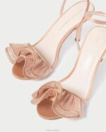femmes Loeffler Randall beauté sandale à talon et volants Estella chaussures 8HL891 - Image 3