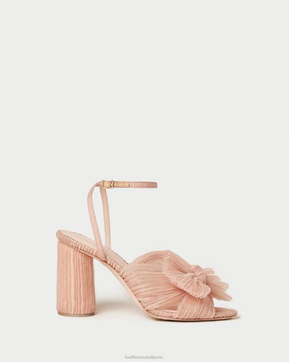 femmes Loeffler Randall beauté talon à nœud plissé camélia chaussures 8HL811 - Image 2