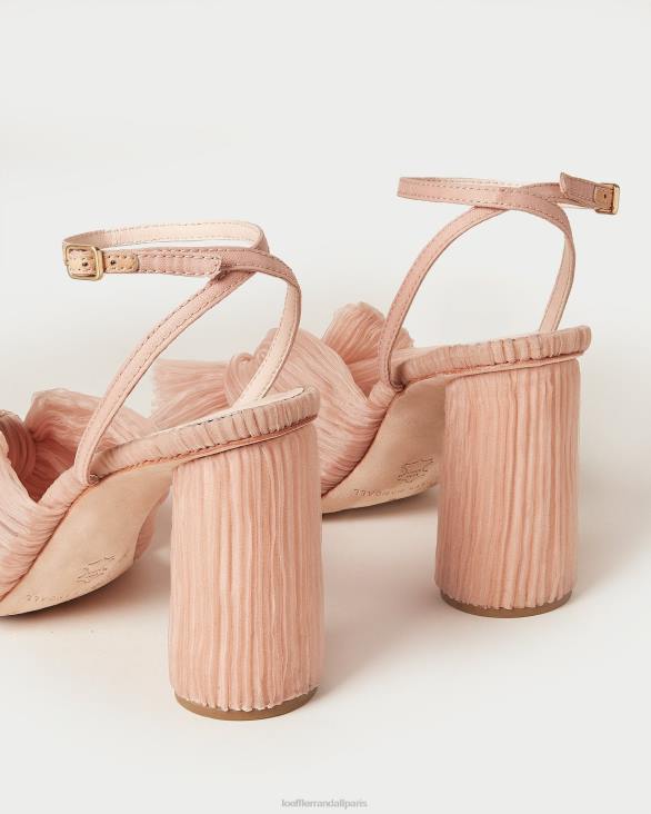 femmes Loeffler Randall beauté talon à nœud plissé camélia chaussures 8HL811 - Image 4
