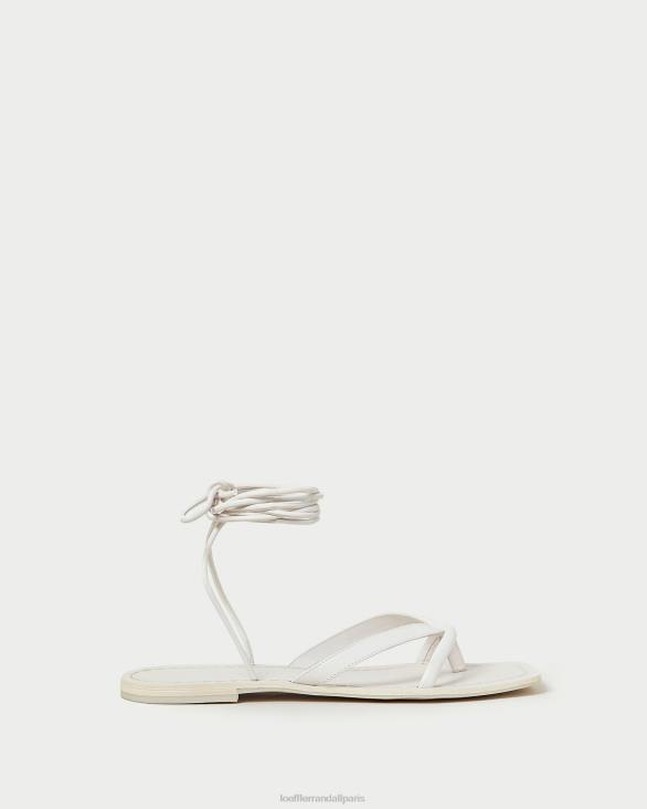femmes Loeffler Randall blanc du désert sandale portefeuille lilla blanche chaussures 8HL8118 - Image 2