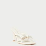 femmes Loeffler Randall blanc optique talon à nœud margi chaussures 8HL844