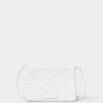 femmes Loeffler Randall blanc sac à bandoulière tissé marison Sacs 8HL8330