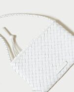 femmes Loeffler Randall blanc sac à bandoulière tissé marison Sacs 8HL8330 - Image 3
