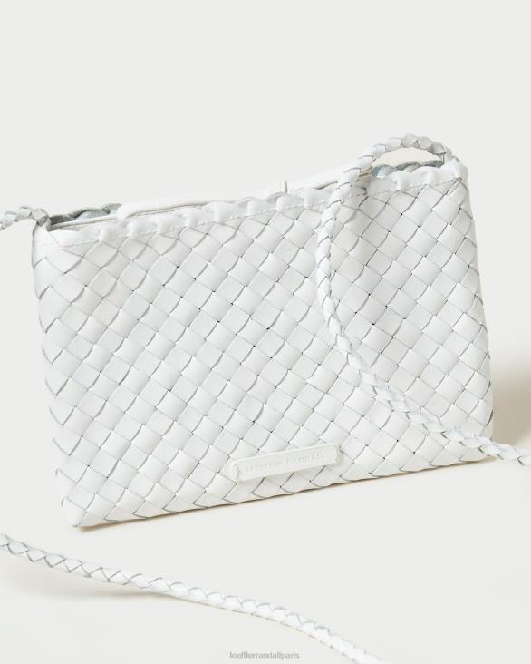 femmes Loeffler Randall blanc sac à bandoulière tissé marison Sacs 8HL8330 - Image 4