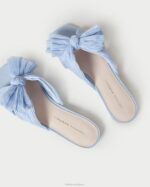 femmes Loeffler Randall bleu toboggan à arc Daphné chaussures 8HL8104 - Image 4