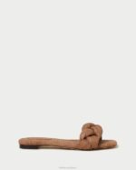 femmes Loeffler Randall brun sandale tressée joanna chaussures 8HL8111 - Image 2