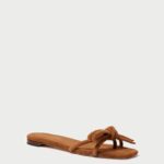 femmes Loeffler Randall cacao sandale à nœud hadley chaussures 8HL8105