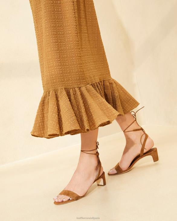femmes Loeffler Randall cacao sandale à talon mi-haut jackie chaussures 8HL887 - Image 5
