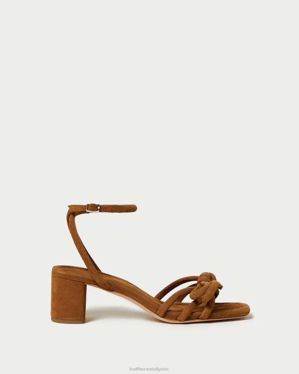 femmes Loeffler Randall cacao sandale mikel à nœud et talon chaussures 8HL862 - Image 2
