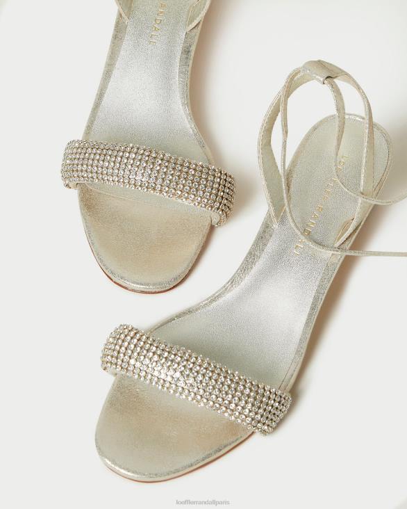 femmes Loeffler Randall cappuccino sandale à talon mi-haut jackie chaussures 8HL870 - Image 4