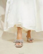 femmes Loeffler Randall cappuccino talon à nœud margi chaussures 8HL828 - Image 3