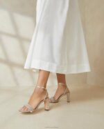 femmes Loeffler Randall cappuccino talon shay en strass chaussures 8HL826 - Image 5