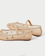 femmes Loeffler Randall caramel/clair ballerines Léonie chaussures 8HL8299 - Image 4
