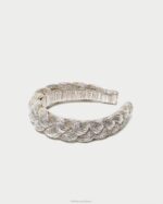 femmes Loeffler Randall Champagne bandeau tressé lilas accessoires 8HL8164 - Image 2