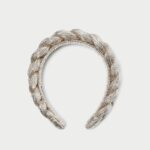 femmes Loeffler Randall Champagne bandeau tressé lilas accessoires 8HL8164
