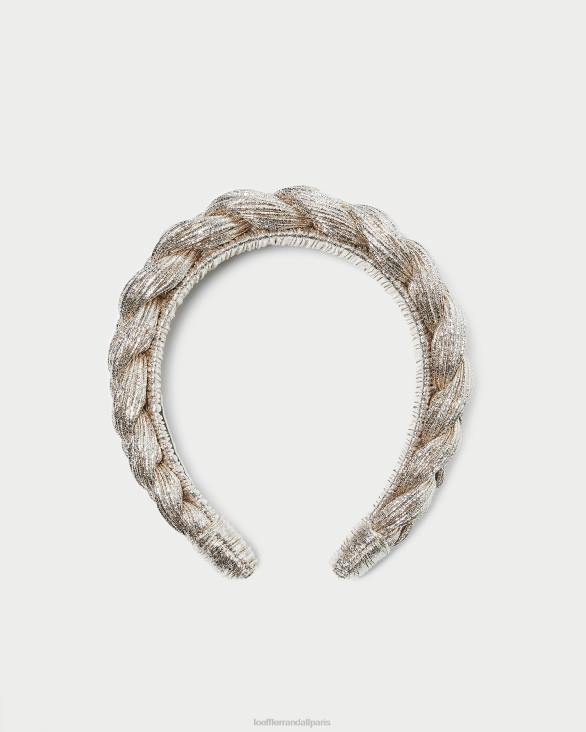 femmes_loeffler_randall_champagne_bandeau_tresse_lilas_accessoires_8hl8164.jpg femmes Loeffler Randall Champagne bandeau tressé lilas accessoires 8HL8164 - Image 1