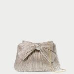 femmes Loeffler Randall Champagne pochette à nœud Rayne Sacs 8HL8394