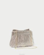 femmes Loeffler Randall Champagne pochette à nœud Rayne Sacs 8HL8394 - Image 4
